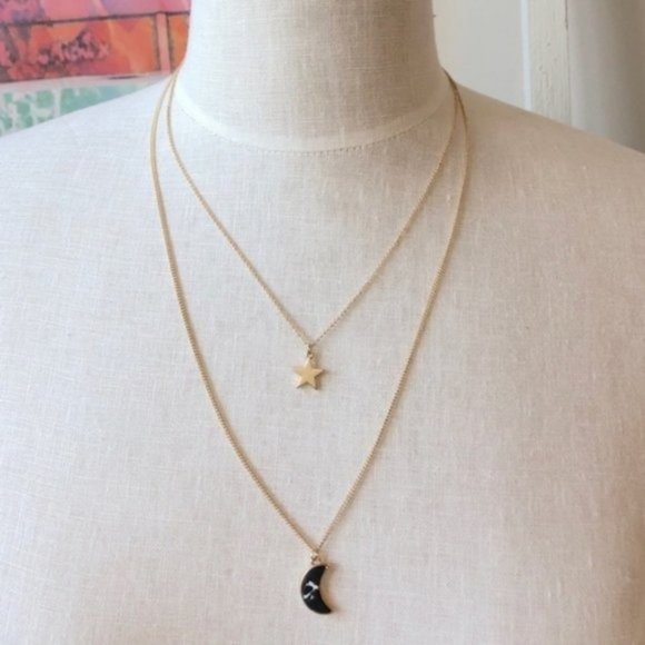 Jewelry - NEW Layered Semi Precious Stone Necklace Bohemian